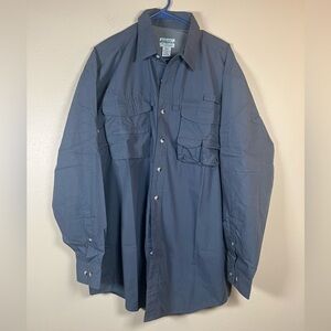 LL Bean Buzz Off Mens Button Down Shirt - Large Tall